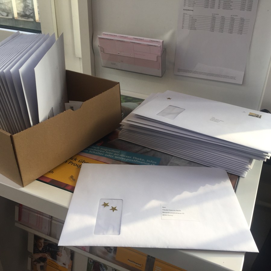 Auf der Post in Seebach